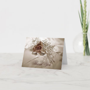 Wedding Rings Thank You Cards