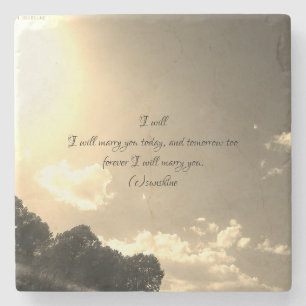 WEDDING ROMANTIC Coaster art design style