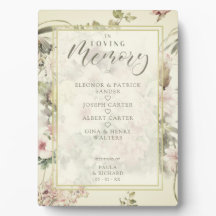 Wedding Romantic Memorial Table Vintage Floral
