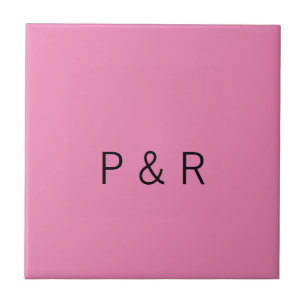 Wedding romantic partner add couple initial letter tile