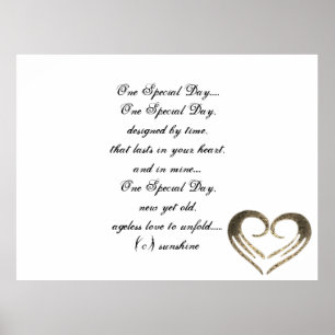 WEDDING ROMANTIC POSTER STYLE DESIGN 