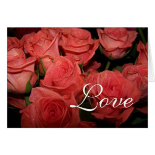 WEDDING ROSES NOTE CARDS