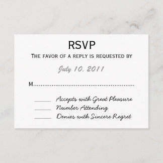 Wedding RSVP