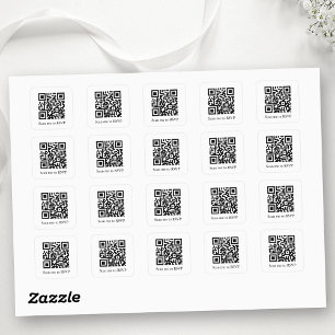Wedding RSVP Add Your QR Code Sticker