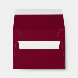 Wedding RSVP Burgundy Minimalist Simple Elegant Envelope
