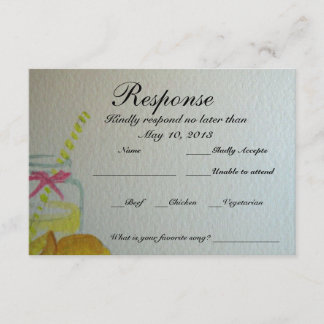 Wedding  RSVP Card