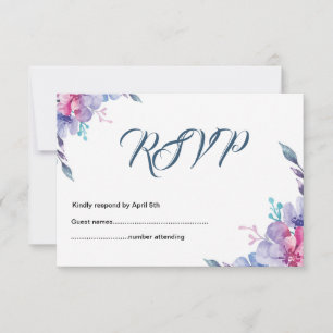 Wedding RSVP Card