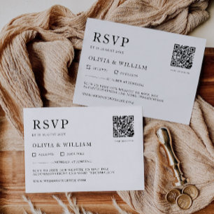 Wedding RSVP Card Template