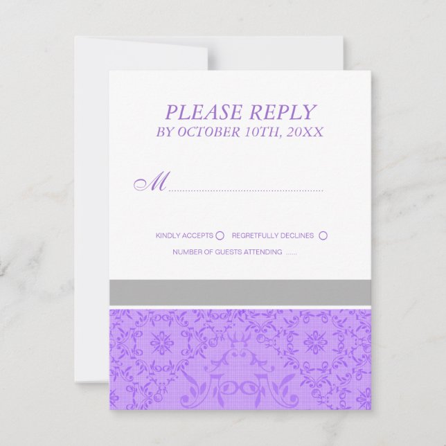 Wedding RSVP Cards (Front)