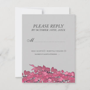 Wedding RSVP Cards or Wedding Reply Cards