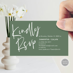 Wedding RSVP, Casual Elegance, Invitation respond