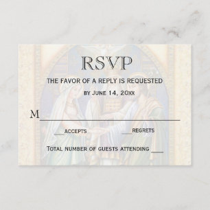 Wedding RSVP Catholic Christian Marriage
