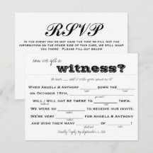 Wedding RSVP (fill-in)