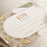 Wedding RSVP Insert Vintage Art Nouveau by Mucha I Invitation<br><div class="desc">Art Nouveau Vintage wedding RSVP card by Alphonse Mucha in a floral, romantic, and whimsical design. Victorian flourishes complement classic art deco fonts. Please enter your custom information, and you're done. If you wish to change the design further, simply click the blue "Customise It" button. Thank you so much for...</div>