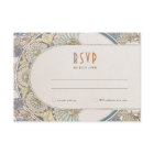 Wedding RSVP Insert Vintage Art Nouveau by Mucha I