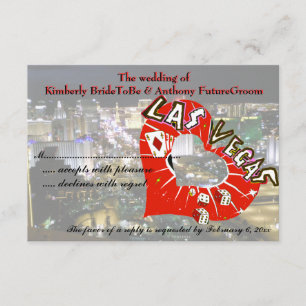 Wedding RSVP Las Vegas Valentine