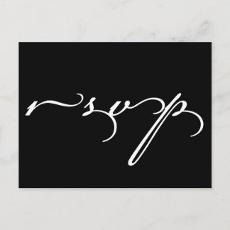 Wedding RSVP Postcard