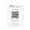 Wedding RSVP | QR Code Modern Minimalist Simple