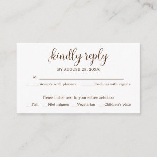 Wedding RSVP Rustic Wood Wedding Enclosure Card