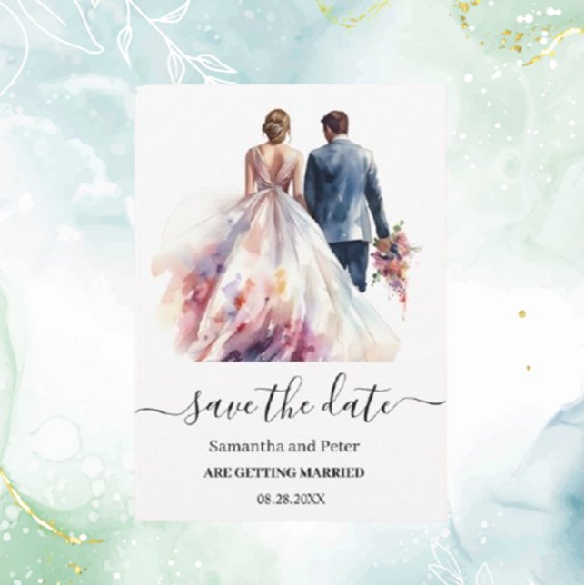 wedding Rustic Classic Boho Floral Save the Date (Save the Date – A Special Touch for Our Wedding Celebration)