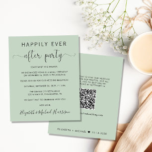 Wedding Sage QR Code Happily Ever After Party