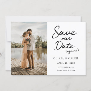 Wedding Save our Date Again Invitation