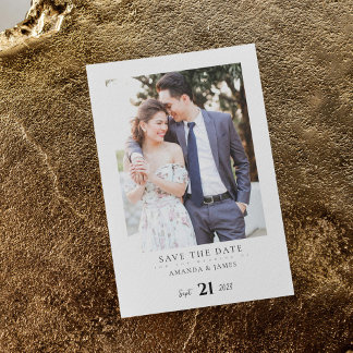 Wedding save the card invitation I Elegant wedding