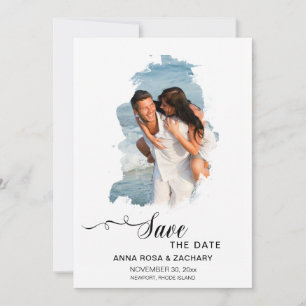 *~* WEDDING SAVE the DATE - AR6 Website QR PHOTO Invitation