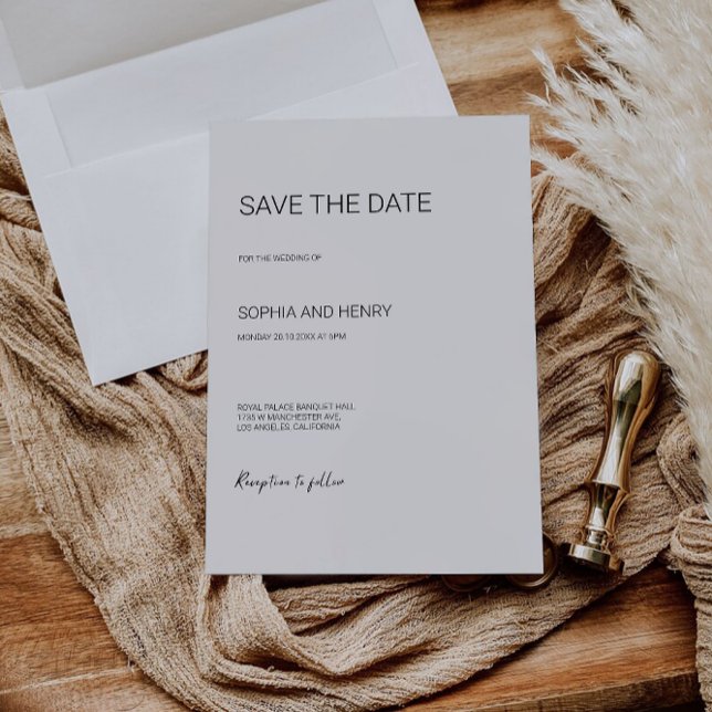 Wedding Save the Date Invitation (Wedding Save the Date Invitation)