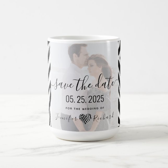 Wedding Save The Date Invitation Coffee Mug (Center)
