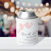 Wedding Save the Date Invitation | Pink Bow Photo