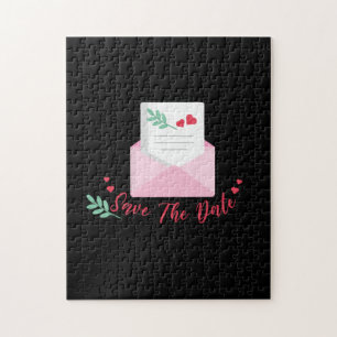 Wedding Save The Date Jigsaw Puzzle
