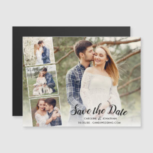 Wedding Save the Date Many Photos Collage