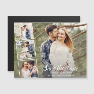Wedding Save the Date Many Photos Collage