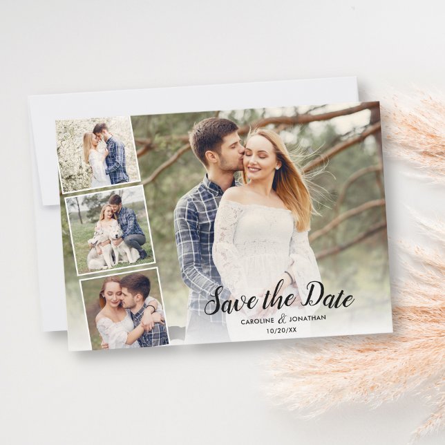 Wedding Save the Date Many Photos Collage Pretty (Creator Uploaded)