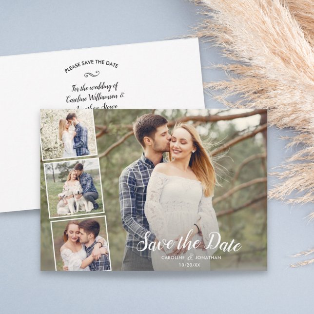 Wedding Save the Date Many Photos Collage Pretty (Creator Uploaded)