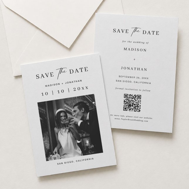 Wedding Save The Date Photo  Invitation (Creator Uploaded)
