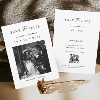 Wedding Save The Date Photo Invitation