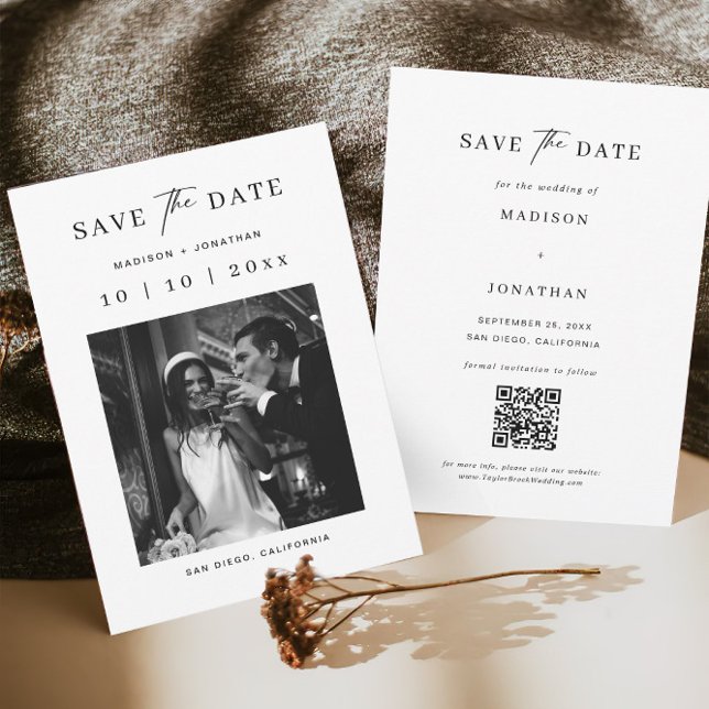Wedding Save The Date Photo  Invitation (Creator Uploaded)