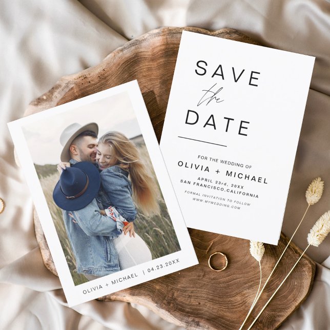 Wedding Save the Date Photo Minimalist (Creator Uploaded)