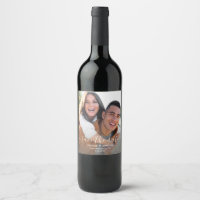 Wedding Save the Date Photo Script Calligraphy Win