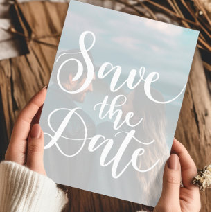 Wedding Save The Date Template With Photo