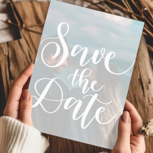 Wedding Save The Date Template With Photo (Creator Uploaded)