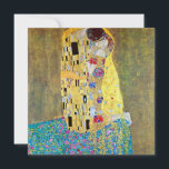 Wedding Save the Date! The Kiss by Gustav Klimt Save The Date<br><div class="desc">Easy to customise wedding save the date announcement. The Kiss, Der Kuss (1907-1908) by Klimt is probably Gustav Klimt's most famous work. He began work on it in 1907 and it is the highpoint of his so-called 'Golden Period'. The Kiss is a vintage Victorian Era love and romance fine art...</div>