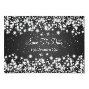 winter wedding save the date