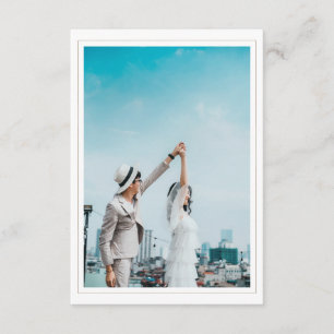 Wedding Save the Date  with Photo enclosure card