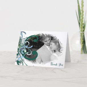 Wedding Save Your Date Your Photo Thank You Card
