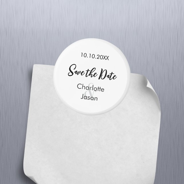 Wedding script Save the Date Magnet (Creator Uploaded)