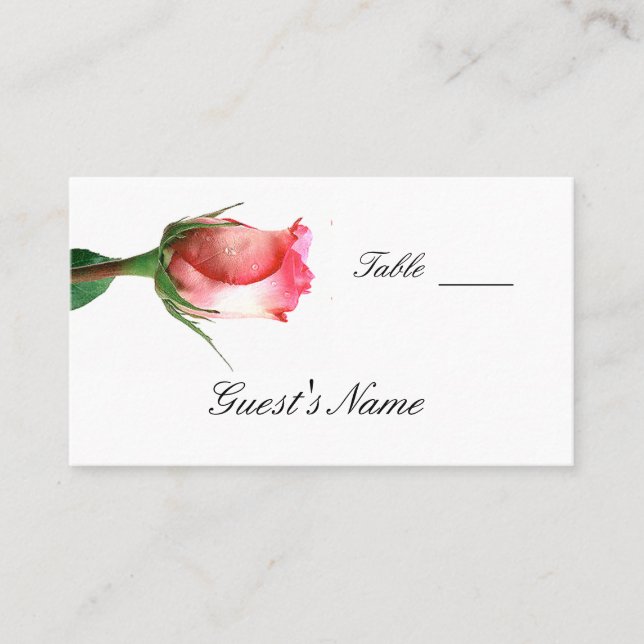 Wedding  Seating Card Template (Front)