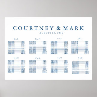 Wedding Seating Chart